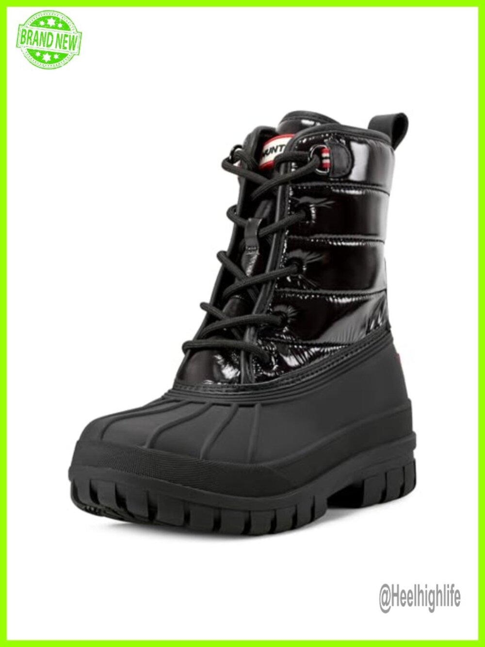 Waterproof Insulated Mid-Calf Snow Boots Cushioned Comfort Lace Up